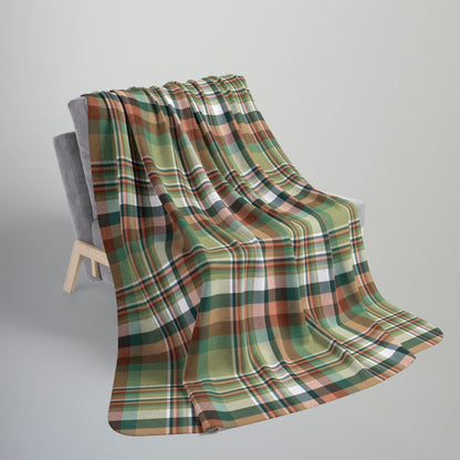 Nebulasexual Pride Plaid Fleece Sherpa Blanket