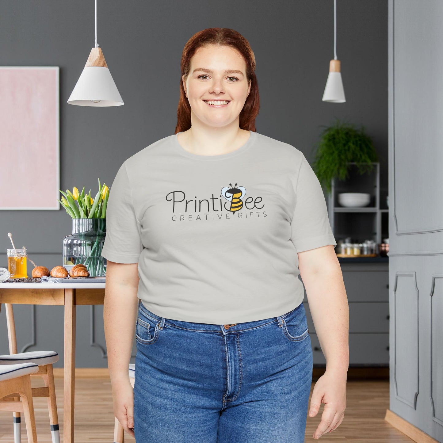 Camiseta con logotipo PrintiBee