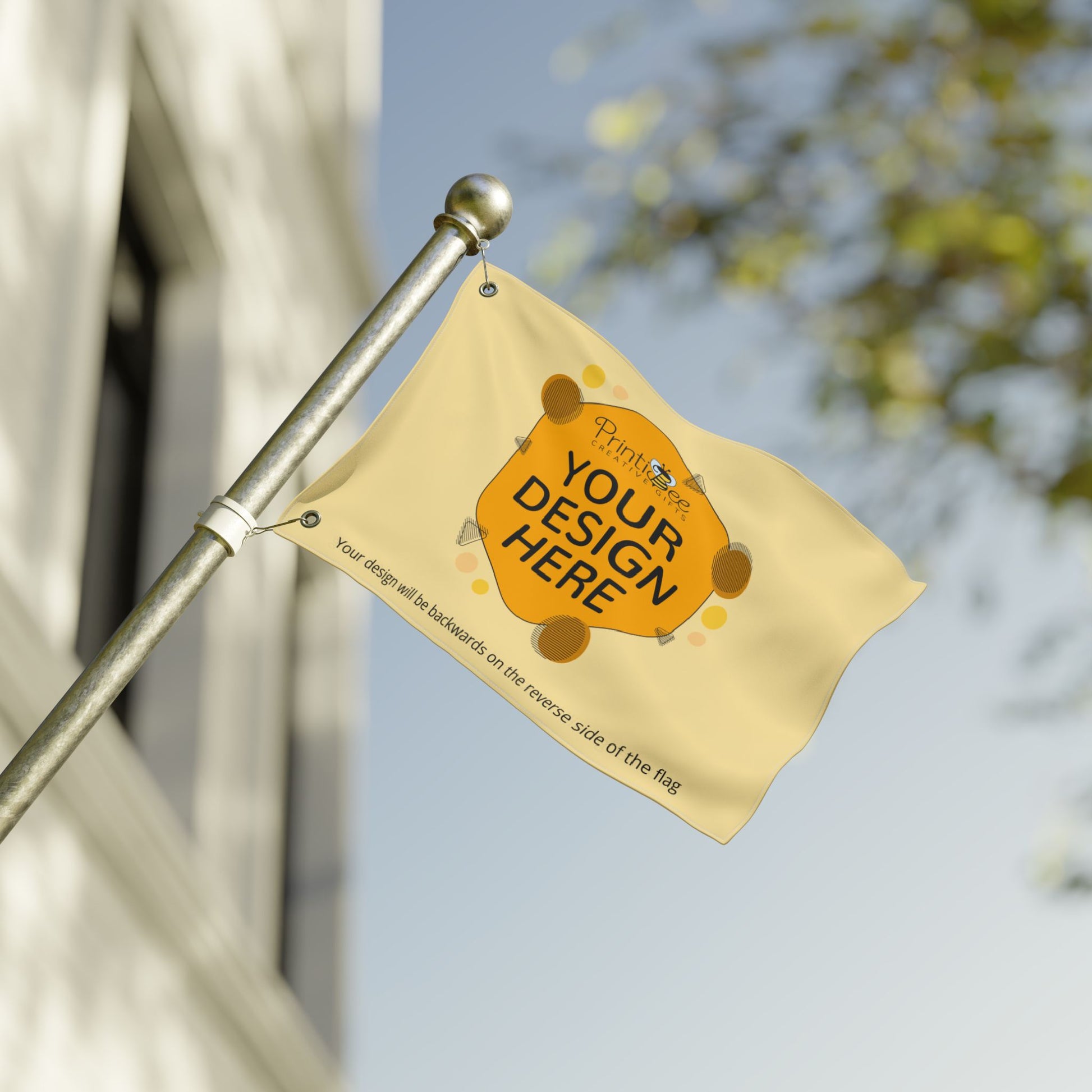 12'' × 18'' Personalized Double-Sided Custom Flag with Grommets