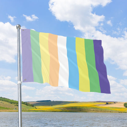 Courpalian Pride Flag with Grommets