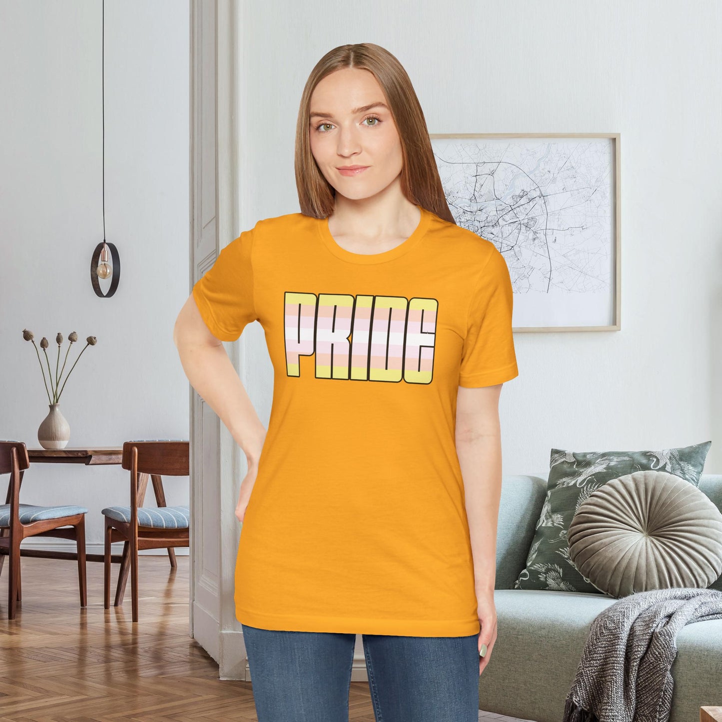 Gold Pangender Pride Tee