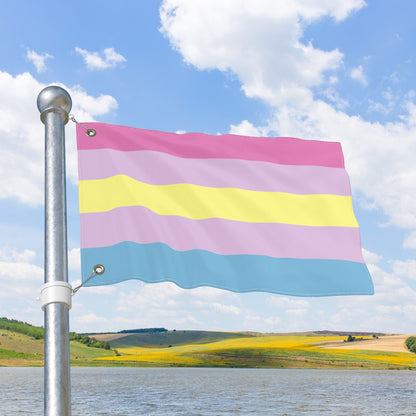 Aporagender Double-Sided Pride Flag with Grommets