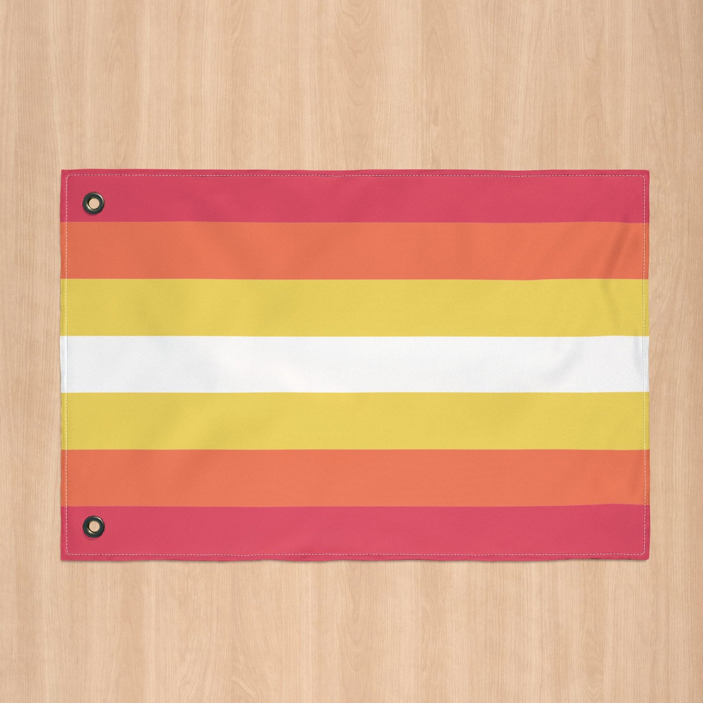 Non-Binary Girl Pride Flag with Grommets