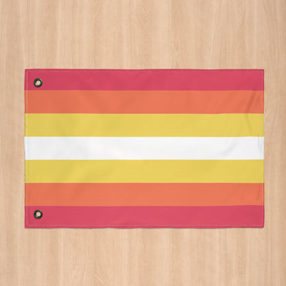 Non-Binary Girl Pride Flag with Grommets