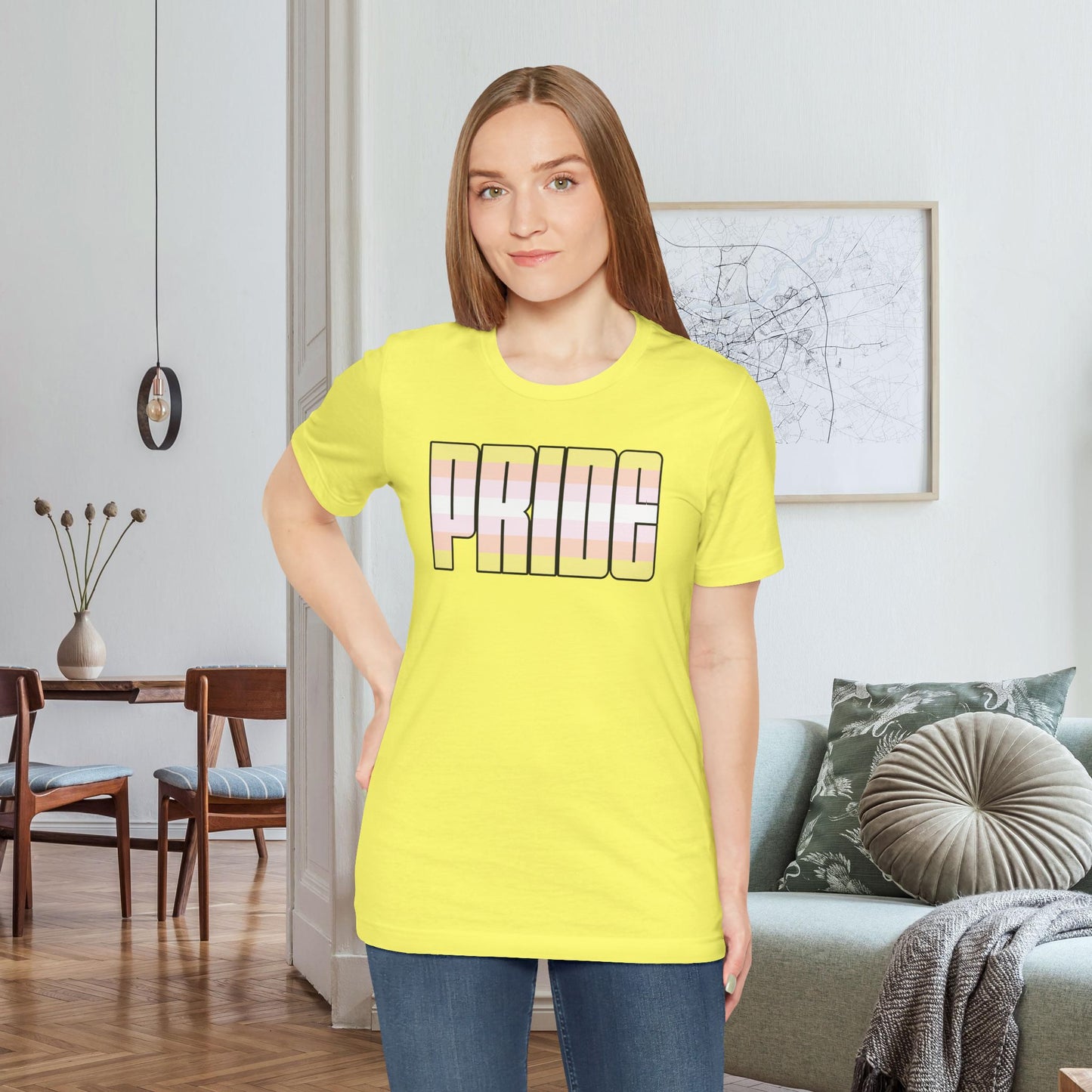 Yellow Pangender Pride Tee