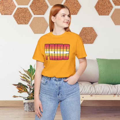 Gold Non-Binary Girl Pride Tee