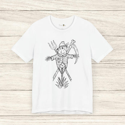 Scarecrow Lovebird, Line Art Tee