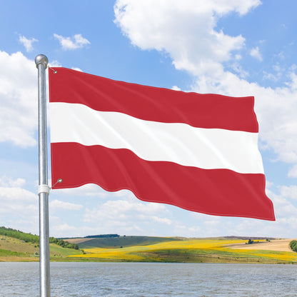 Austria Flag with Grommets