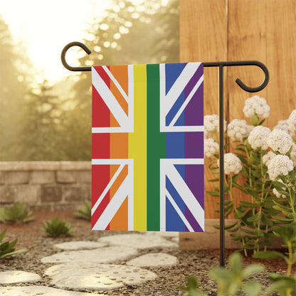 UK Rainbow Pride Garden Flag Banner