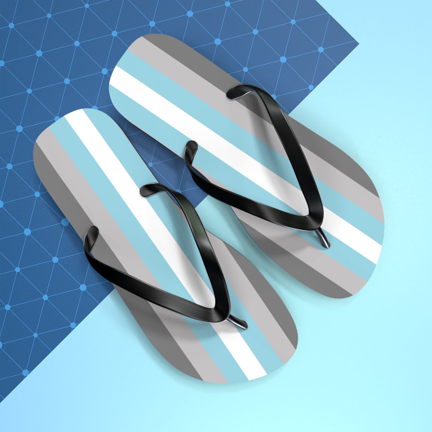 Demiboy Pride Flip Flops