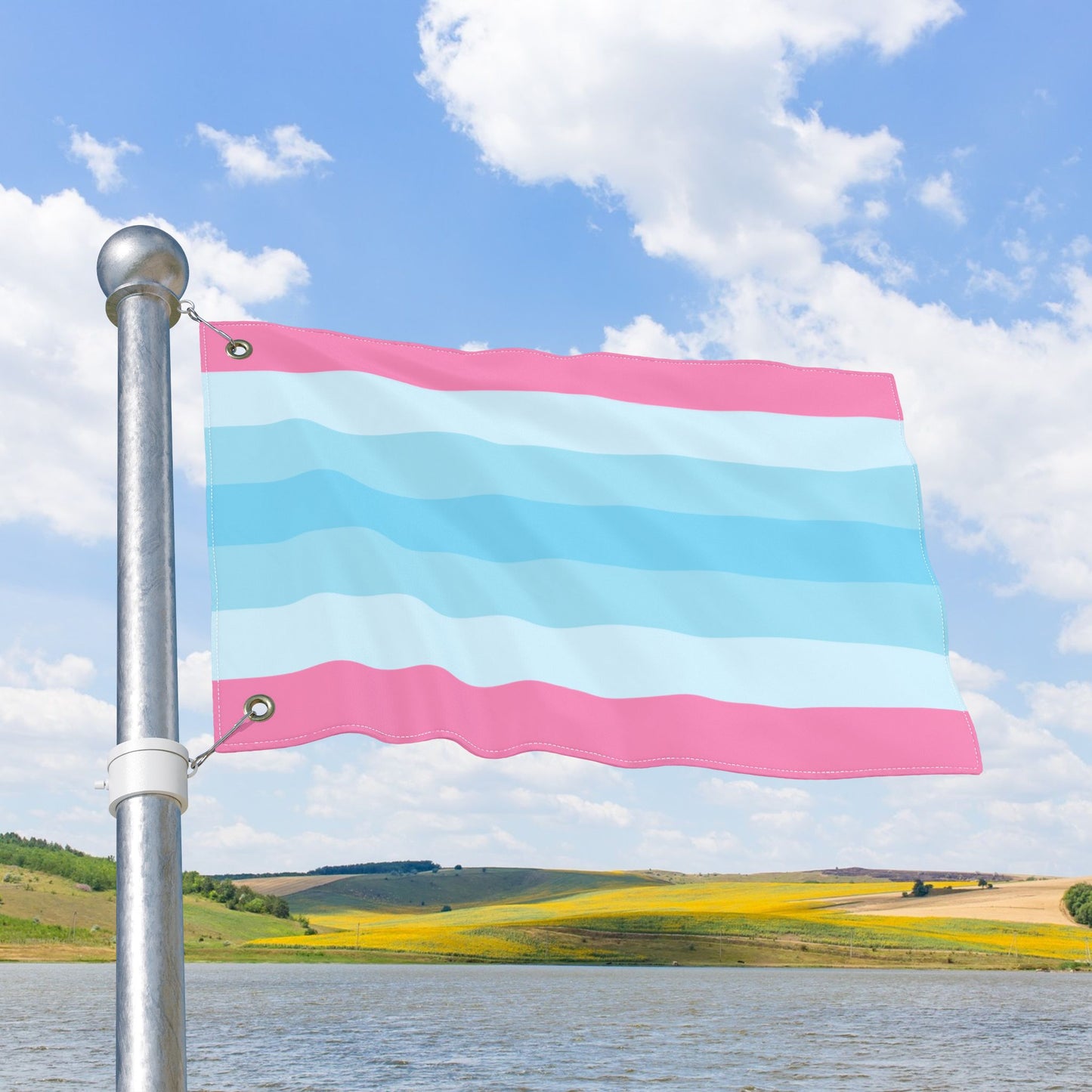 Transmasculine Pride Flag with Grommets