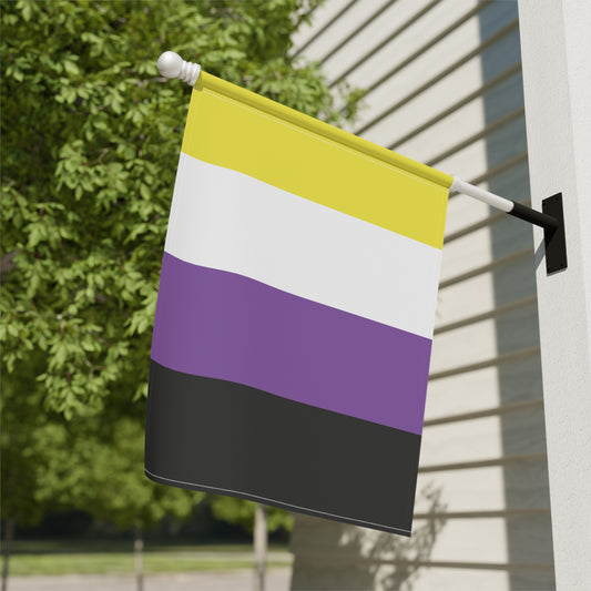 24.5'' × 32'' Non-Binary Pride Garden Flag Banner
