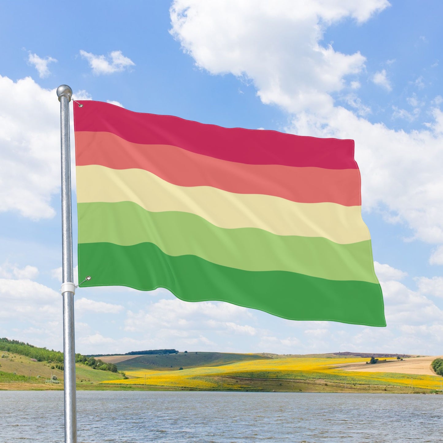Aroflux Pride Flag with Grommets