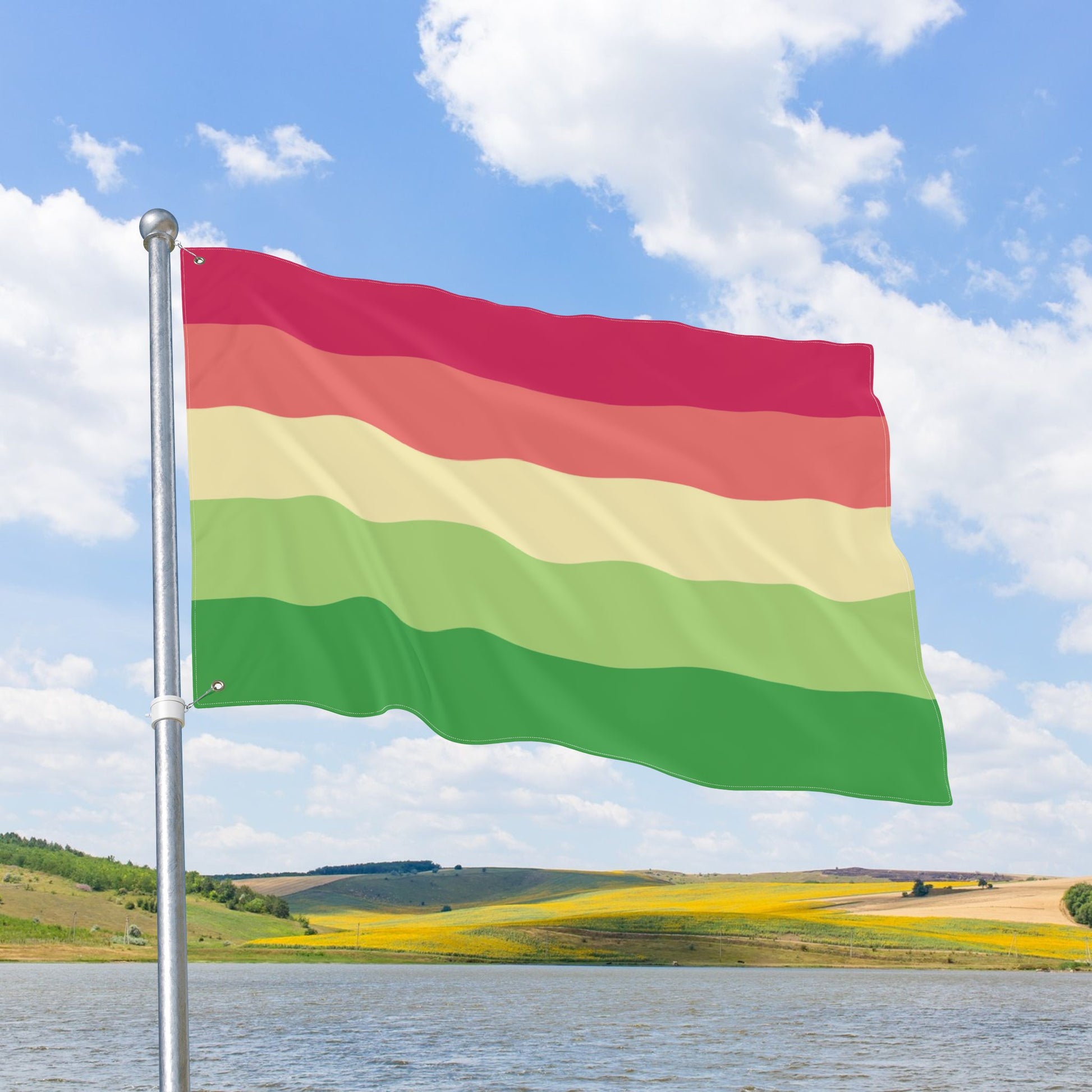 Aroflux Pride Flag with Grommets