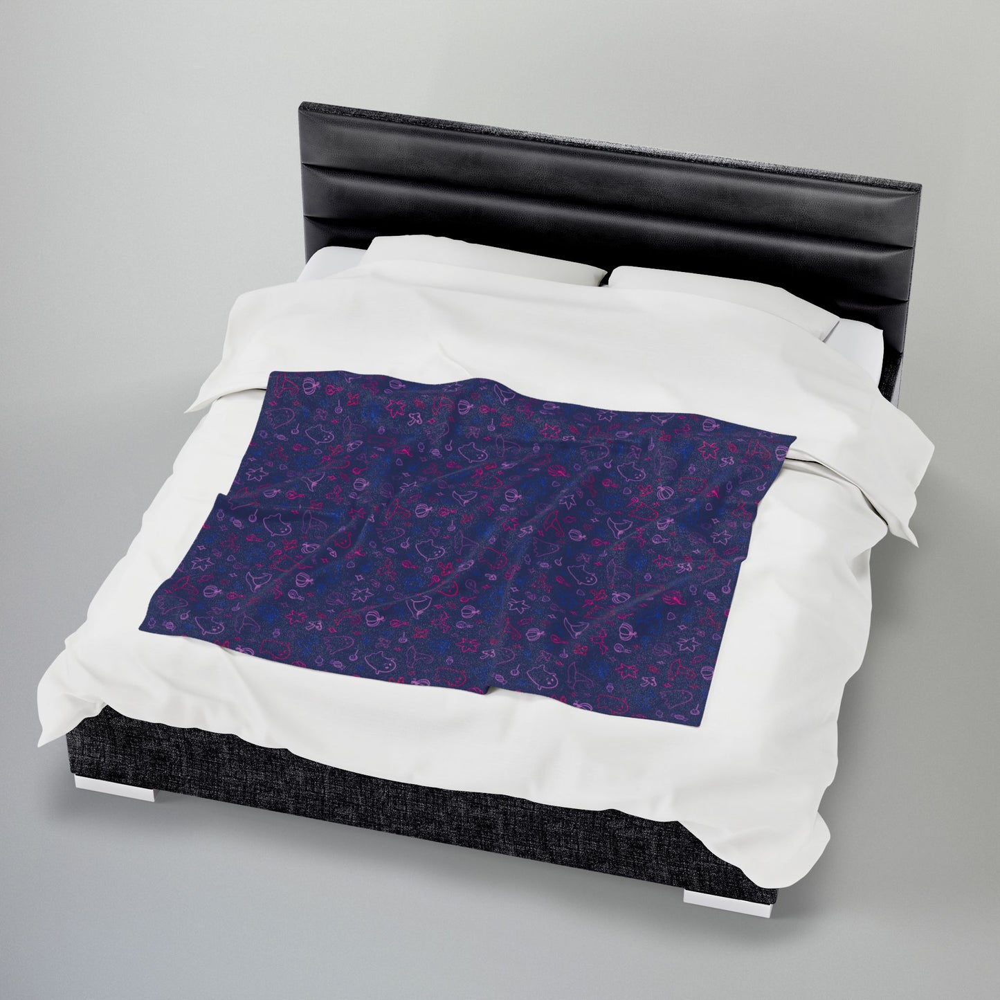 Bisexual Pride Halloween Velveteen Plush Blanket