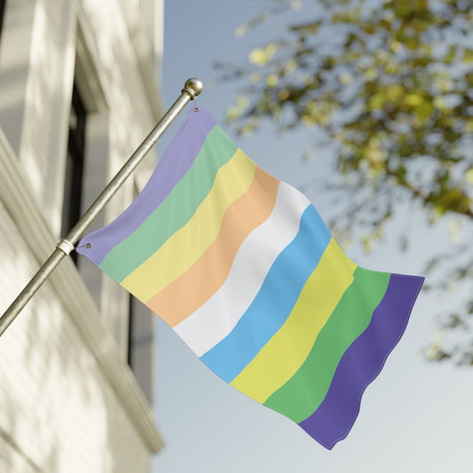 24'' × 36'' Courpalian Pride Flag with Grommets