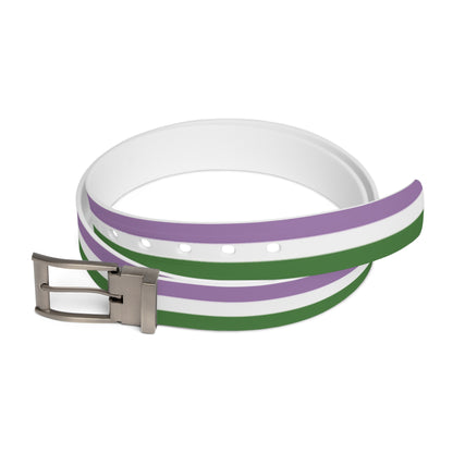 Genderqueer Pride Flag Belt