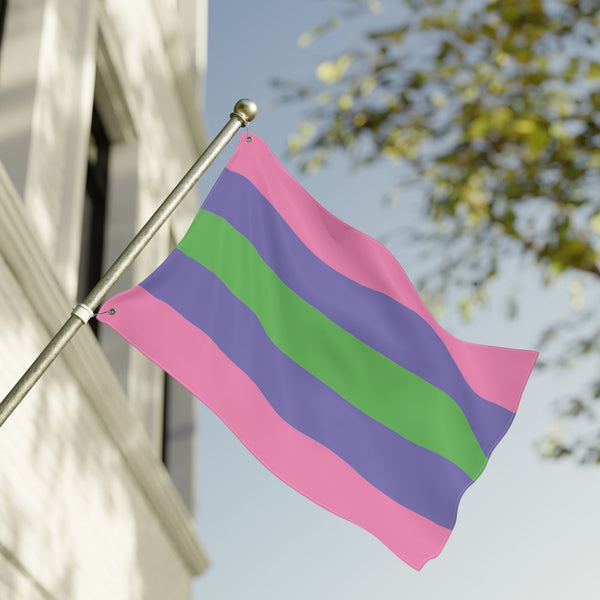 24'' × 36'' Trigender Pride Flag with Grommets