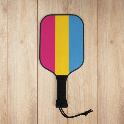 Pansexual Pride Flag Pickleball Kit