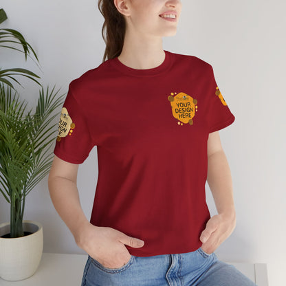 Custom Reds, Browns & Cream Tees for BELLA+CANVAS® 3001