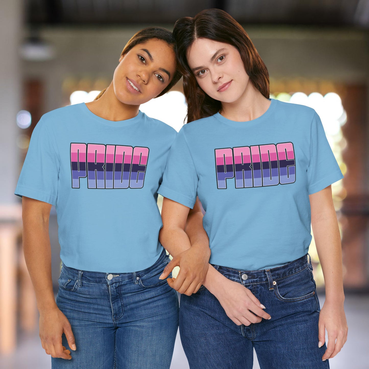 Ocean Blue Omnisexual Pride Tee