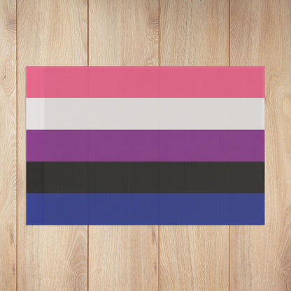Genderfluid Pride Flag (Single Sided Print), LGBTQIA+ Fluid Pride Flags