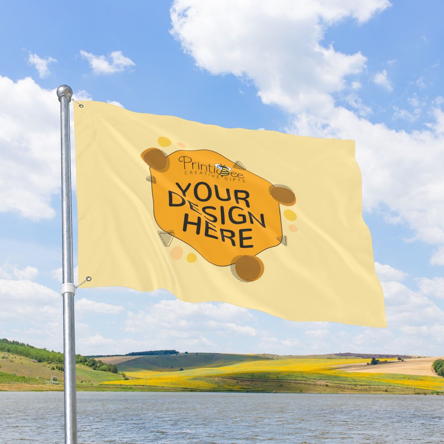 Custom Flag with Grommets