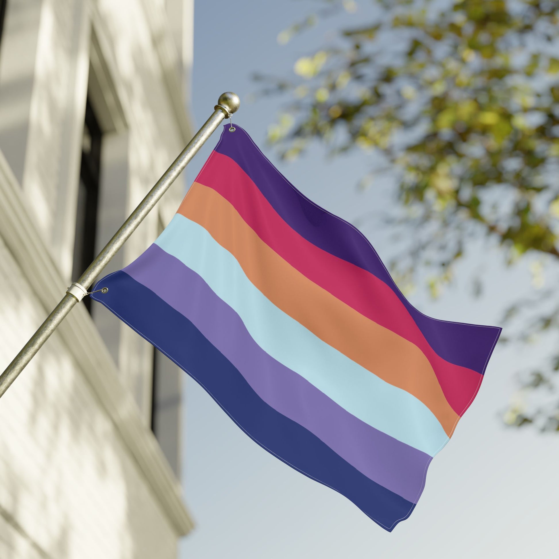 24'' × 36'' Lesboy Double-Sided Pride Flag with Grommets