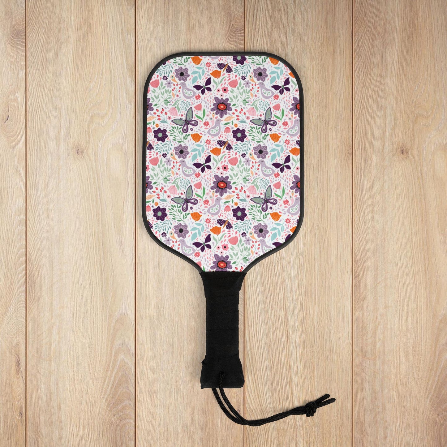 Birds & Butterflies Floral Pickleball Paddles