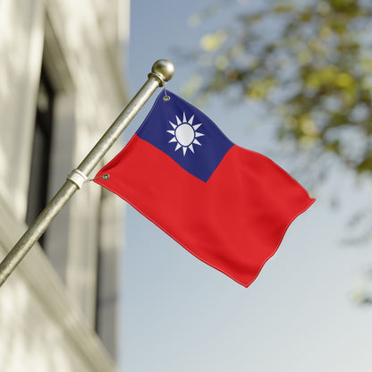 12'' × 18'' Taiwan ROC Flag with Grommets