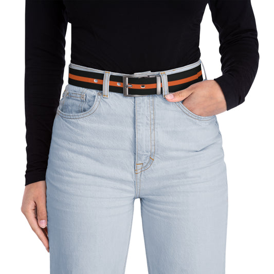 Thin Orange Line Flag Belt