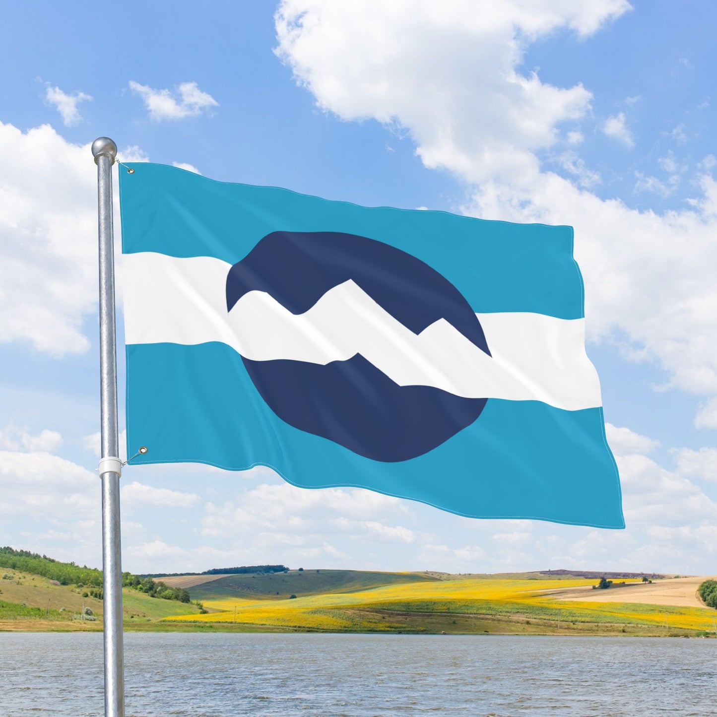 UT - Ogden, Utah Double-Sided Flag with Grommets