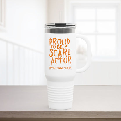 Proud Scare Actor Personalized Insulated Travel Mug • Irvine Ondrey Engineering