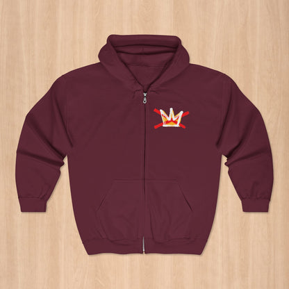 No Kings Protest Zip Hoodie