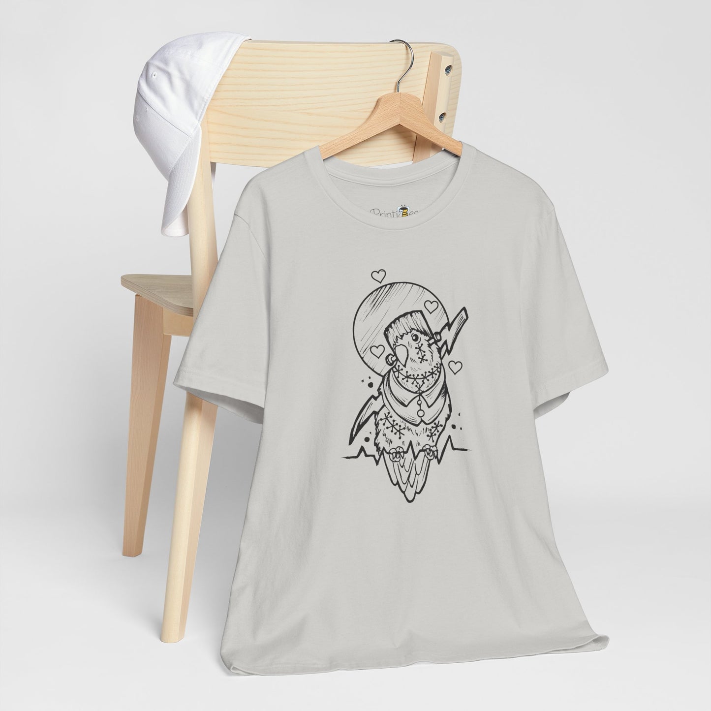 Frankenstein Lovebird, Line Art Tee