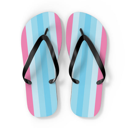 Transmasculine Pride Flip Flops