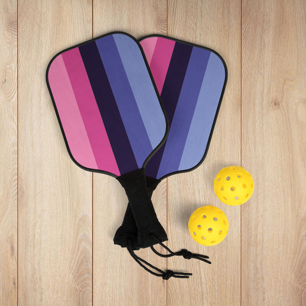 7.5'' × 15.5'' Omnisexual Pride Flag Pickleball Kit