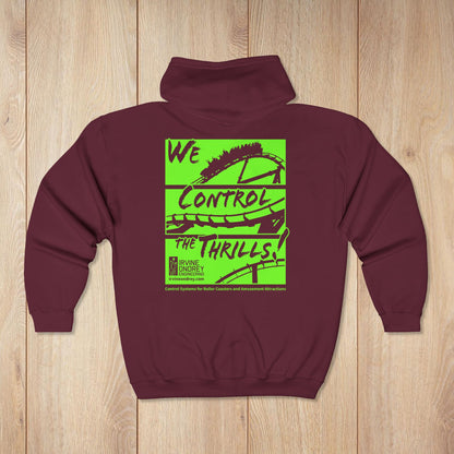 Maroon OG Steelie Zip Hoodie • Irvine Ondrey Engineering