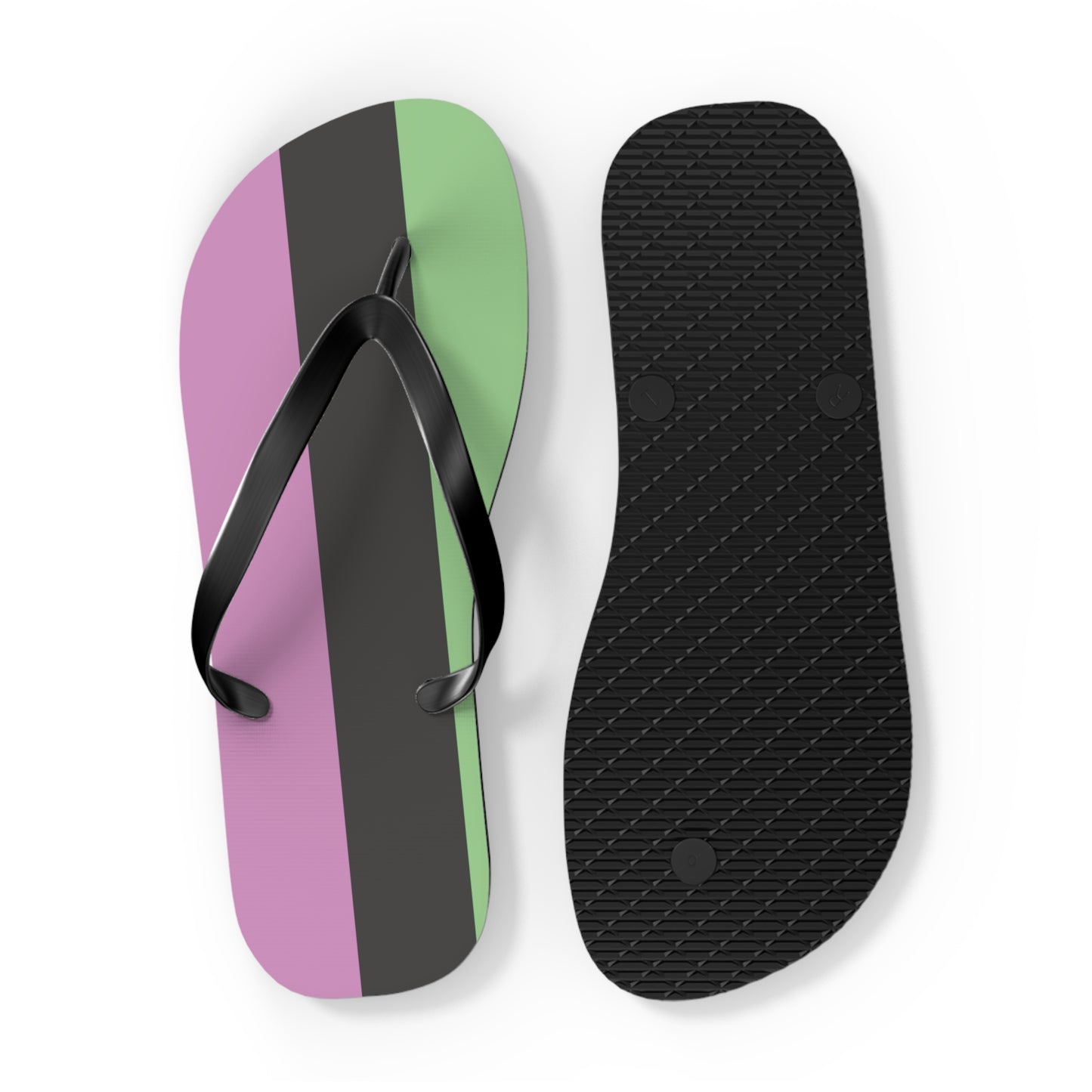 Desinoromantic Pride Flip Flops