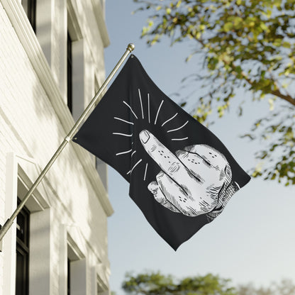 36'' × 60'' Middle Finger Flip-Off Flag, with Left or Right Side Grommets