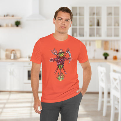 Scarecrow Lovebird, Hand-Drawn & Hand-Colored Tee