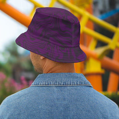 Purple Swirl Bucket Hat • Irvine Ondrey Engineering