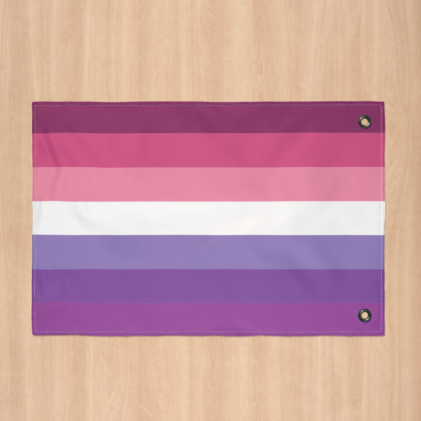 Almondsexual Double-Sided Pride Flag with Grommets