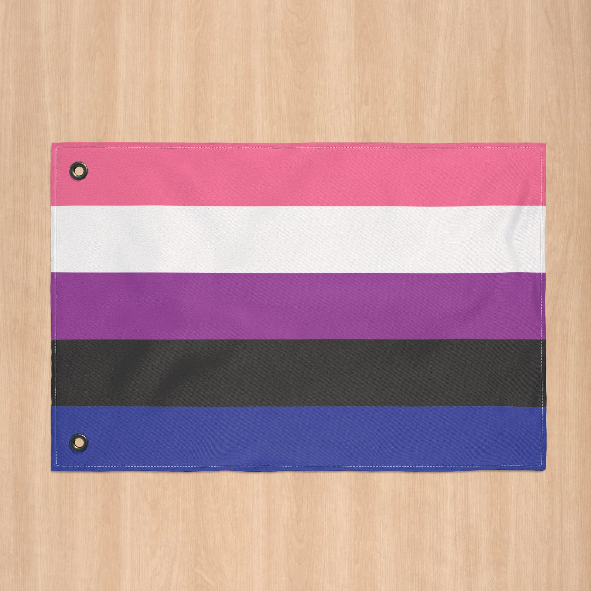 Genderfluid Pride Flag with Grommets
