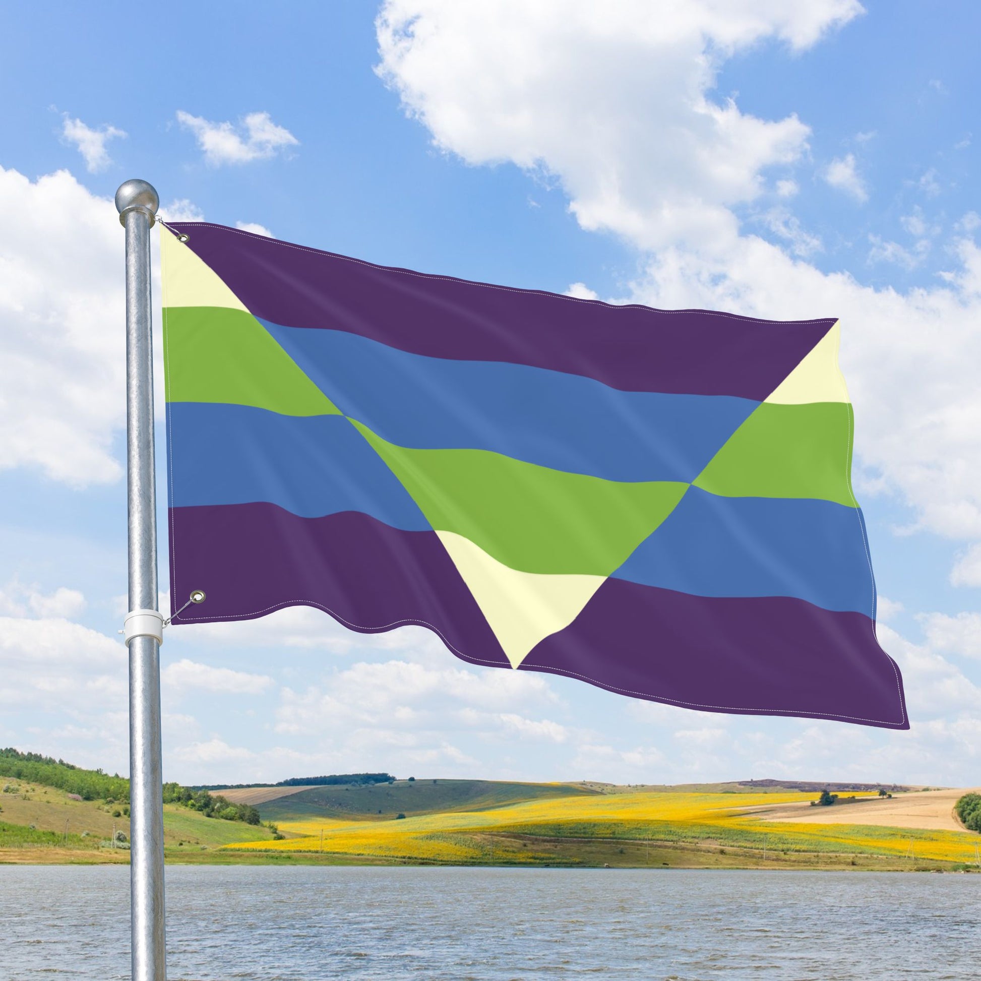 Aegoplatonic Pride Flag with Grommets