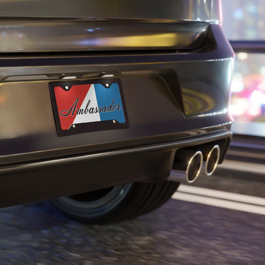 AMC Ambassador Logo Vanity Plates