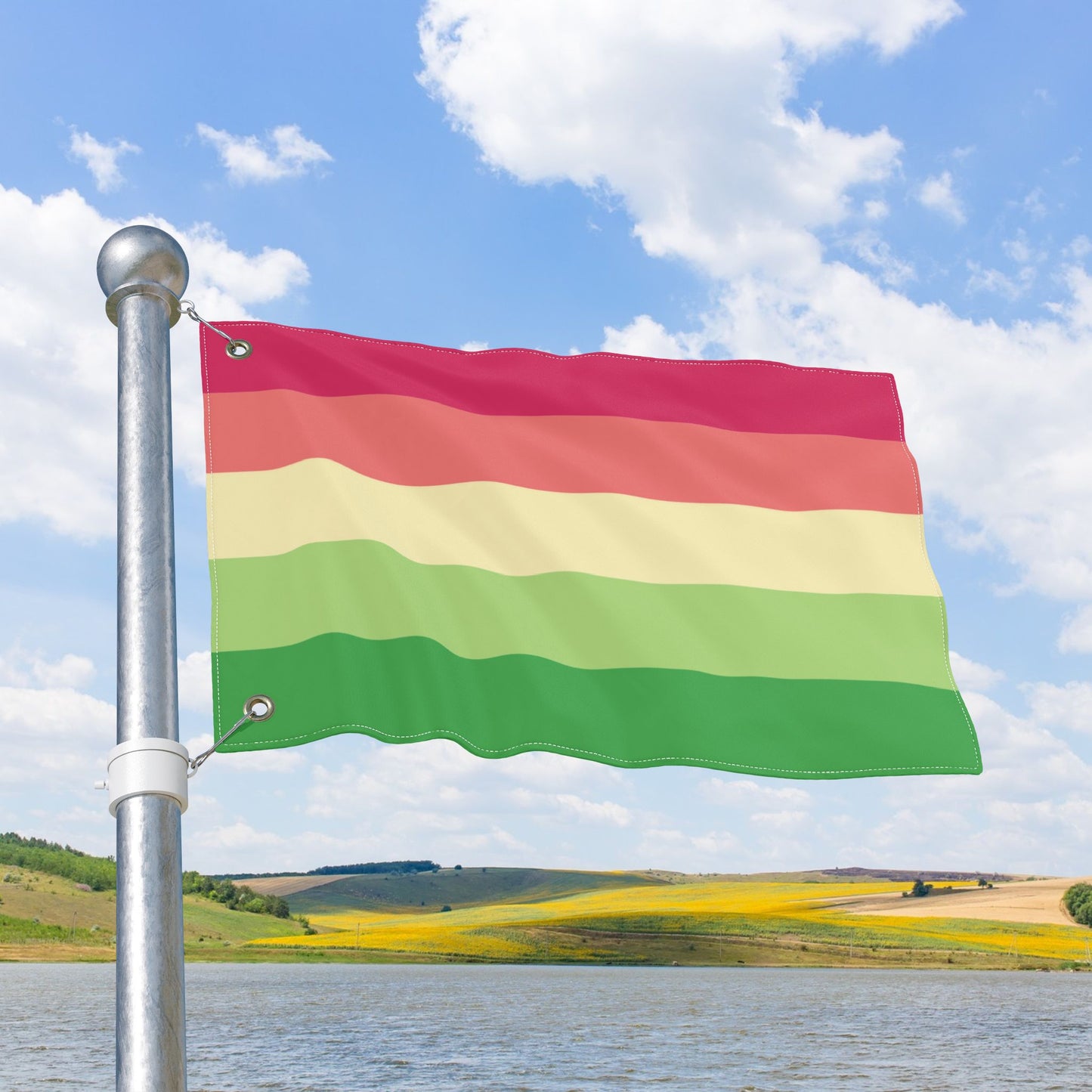Aroflux Pride Flag with Grommets
