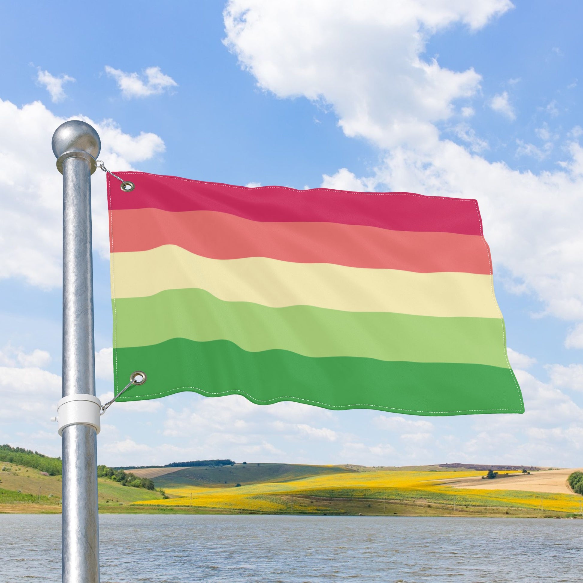 Aroflux Pride Flag with Grommets