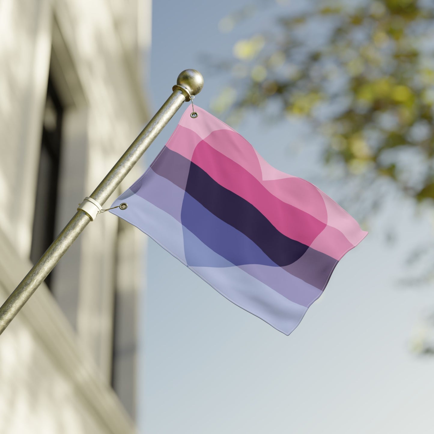 12'' × 18'' Omniromantic Pride Flag with Grommets