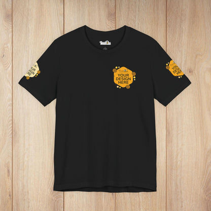 Custom White, Black & Grey Tees for BELLA+CANVAS® 3001